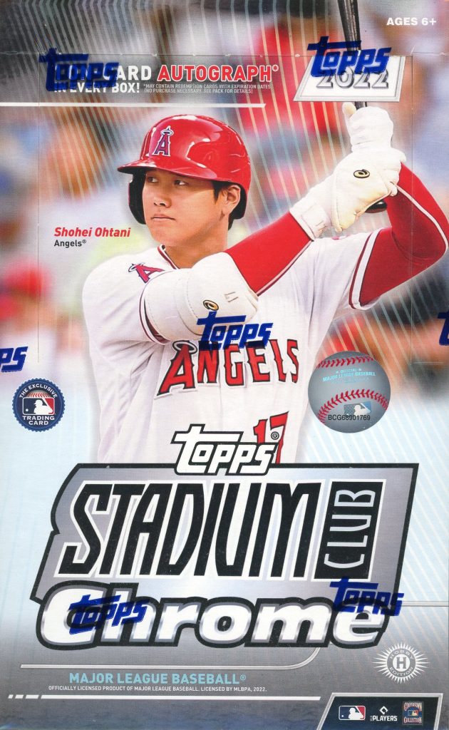 ⚾ MLB 2022 TOPPS STADIUM CLUB CHROME UPDATES BASEBALL HOBBY【製品