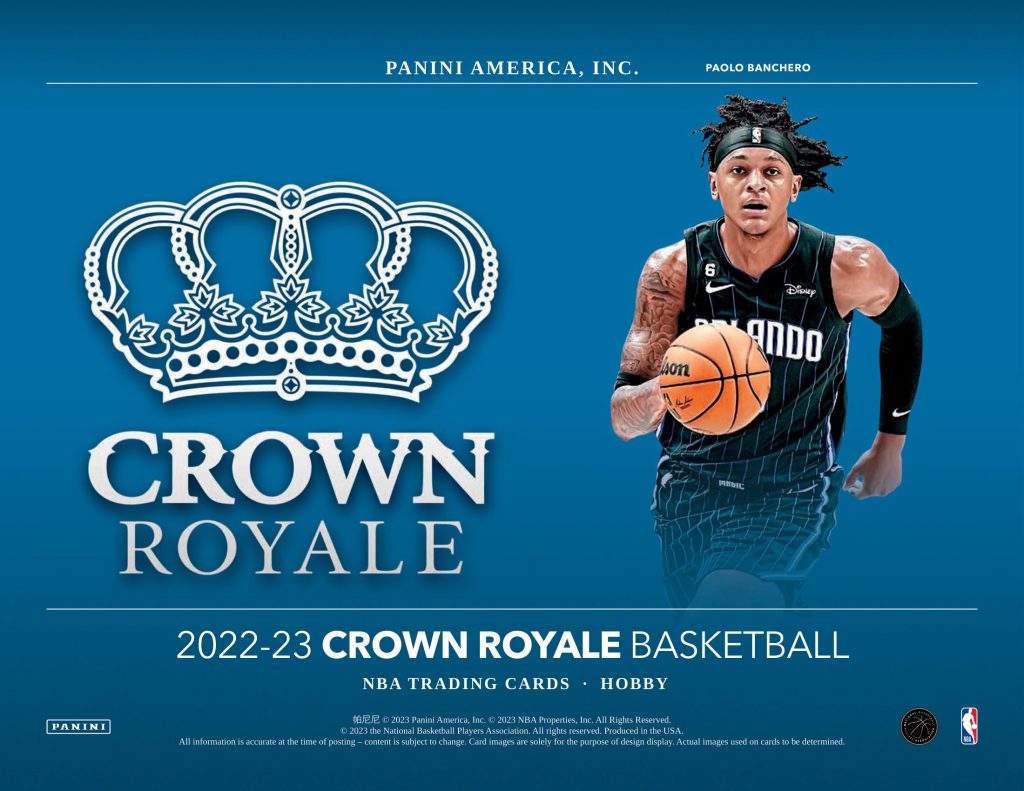 NBA 22-23 PANINI CROWN ROYALE BASKETBALL HOBBY