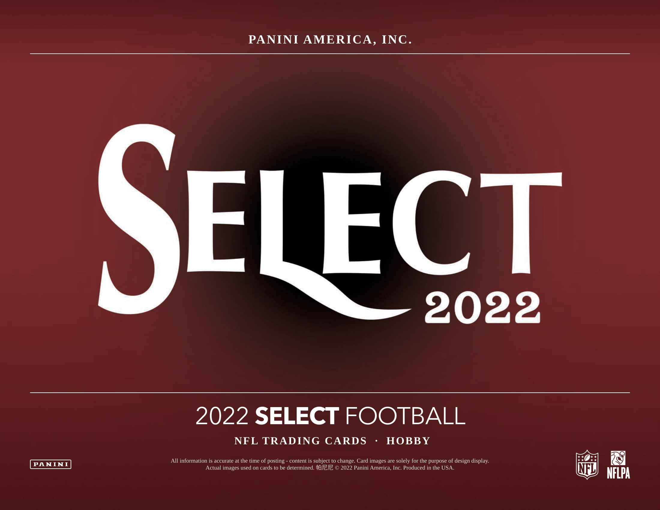 🏈 NFL 2022 PANINI SELECT FOOTBALL HOBBY【製品情報】 | Trading ...