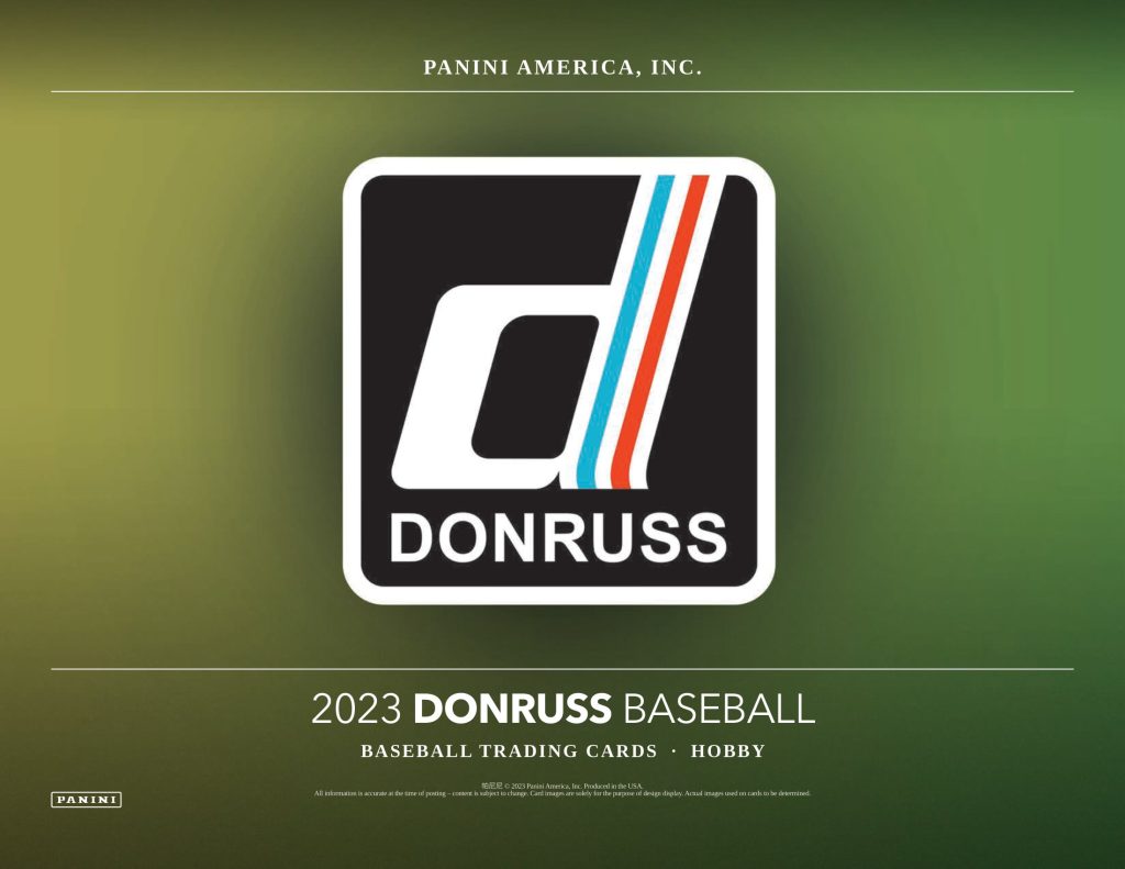 MLB 2023 PANINI DONRUSS BASEBALL HOBBY