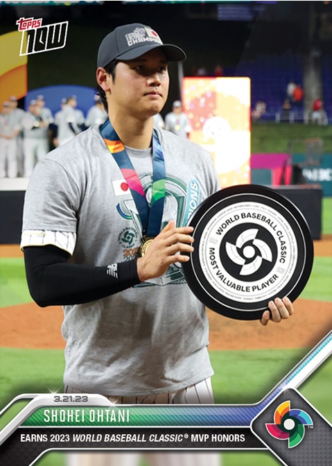 【大谷翔平 トラウト】WBC 決勝  2023 topps now カード