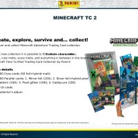 PANINI MINECRAFT SERIES 2 TRADING CARDS Surprise Box