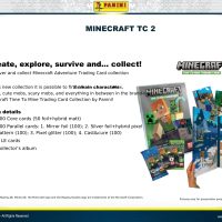 PANINI MINECRAFT SERIES 2 TRADING CARDS 8-Card Booster Pack