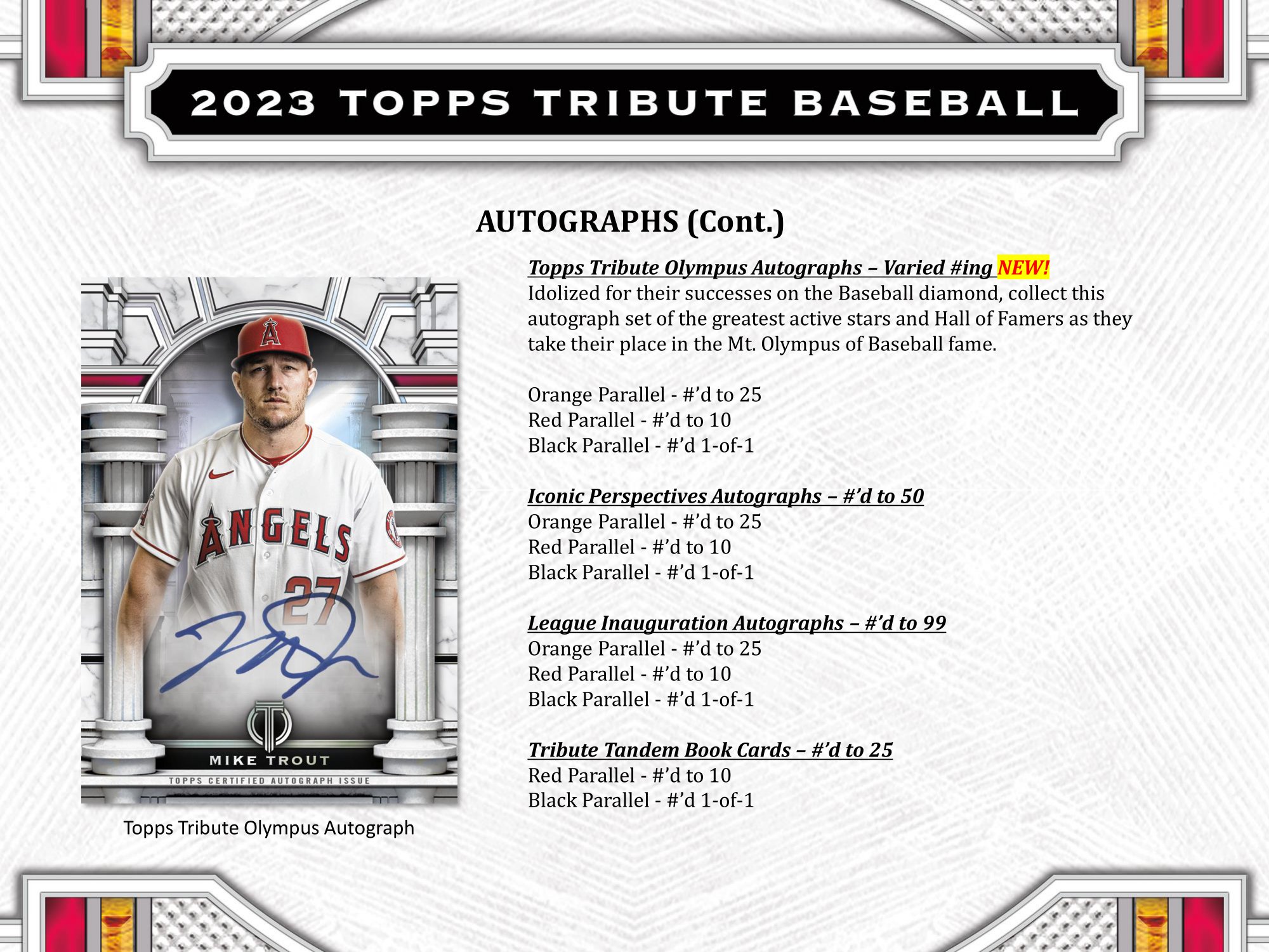 2023 Topps Black & さかのぼり White Baseball 2023 Topps Black & さかのぼり White Baseball