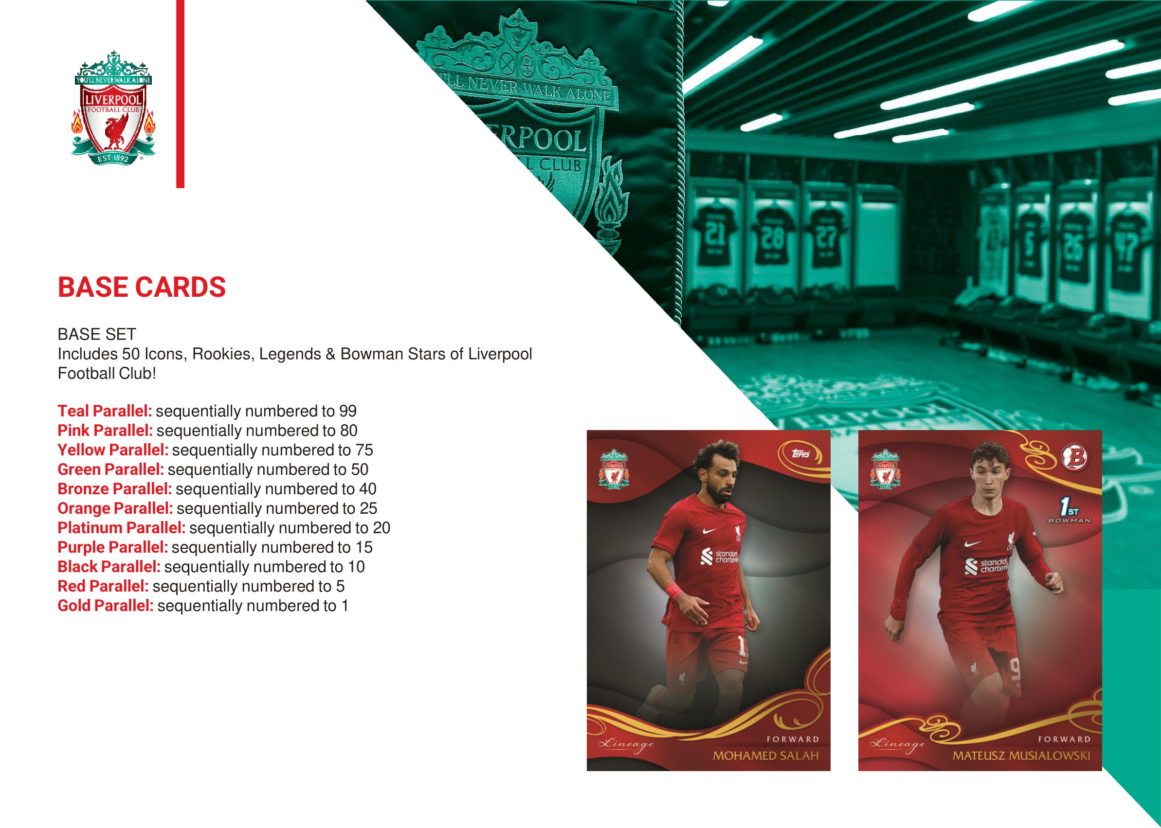 LIVERPOOL LINEAGE SELL_SHEETS_2223 V22 Trading Card Journal