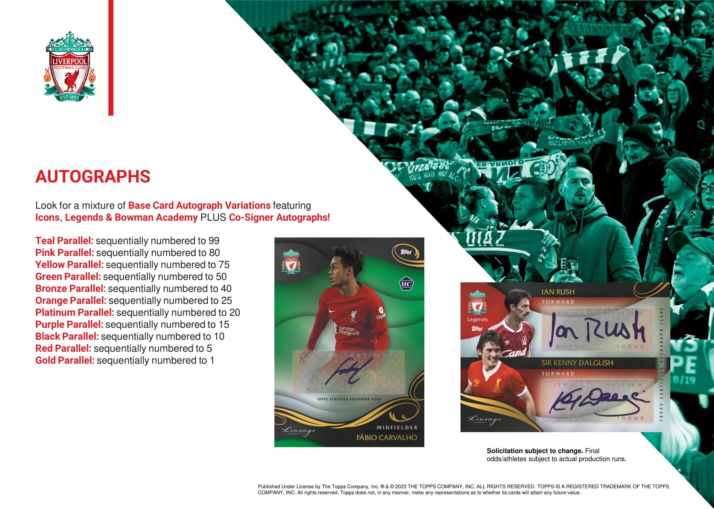 LIVERPOOL LINEAGE SELL_SHEETS_2223 V24 Trading Card Journal