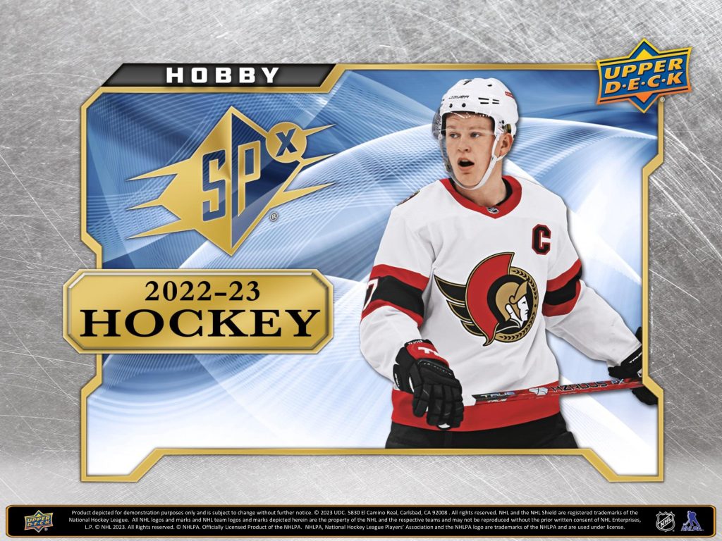 NHL 2022-23 UPPER DECK SPX HOCKEY HOBBY