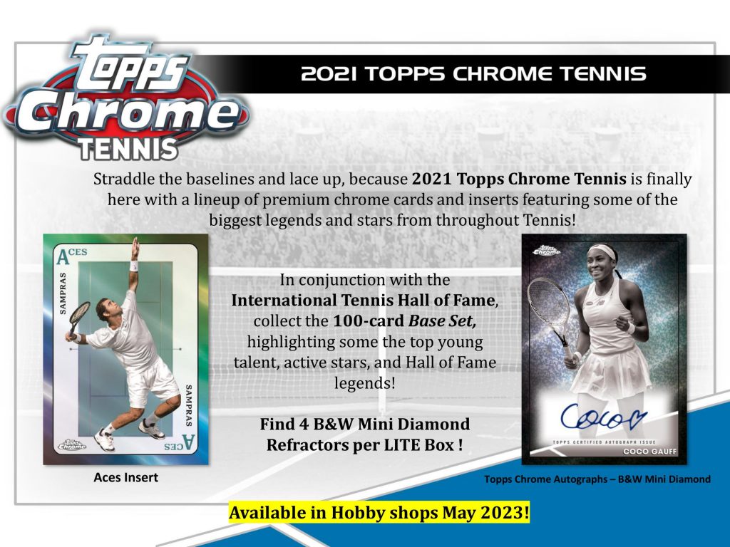 2021 TOPPS CHROME TENNIS LITE