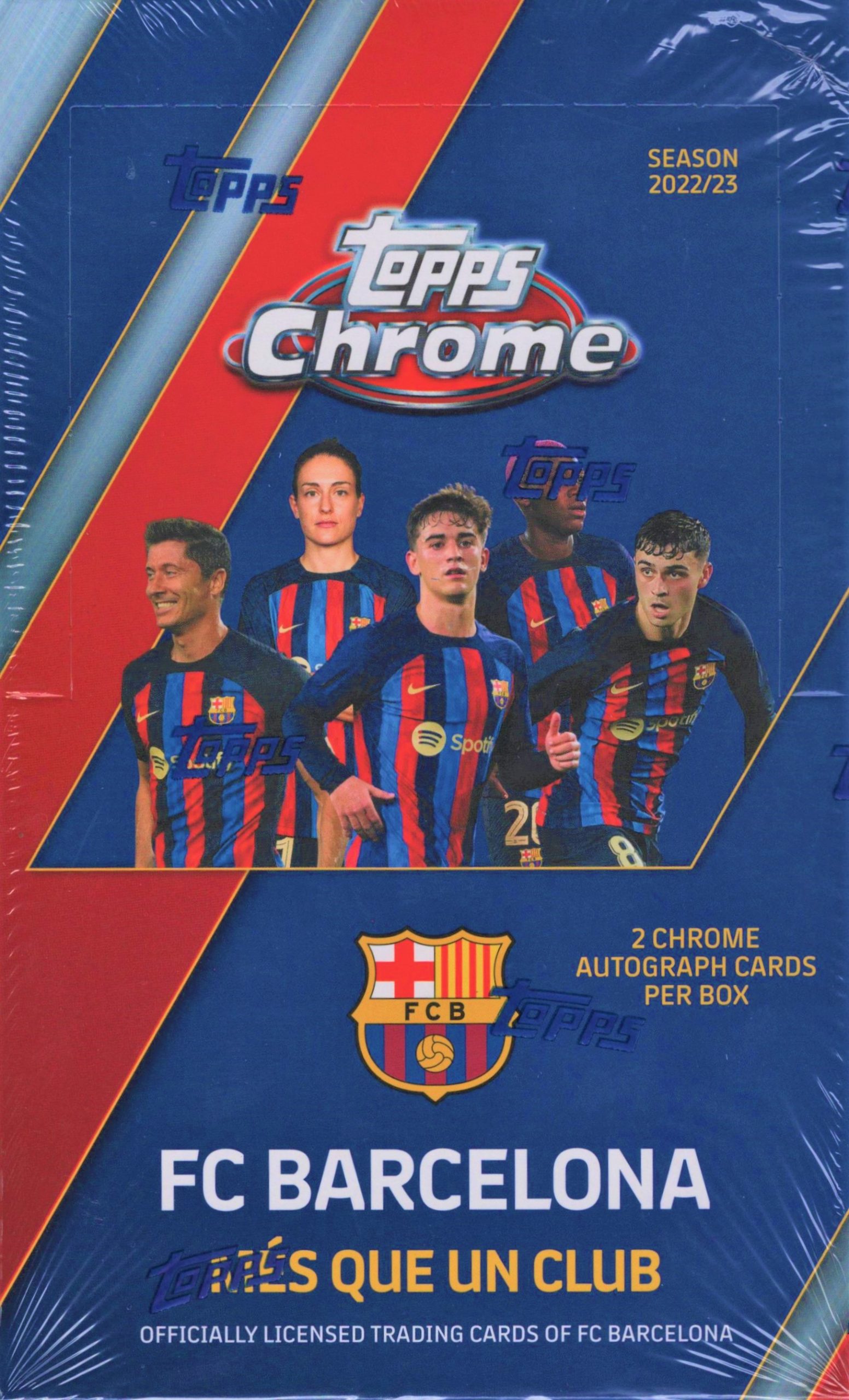 【新品未開封】SOCCER TOPPS CHROME FC BARCELONA