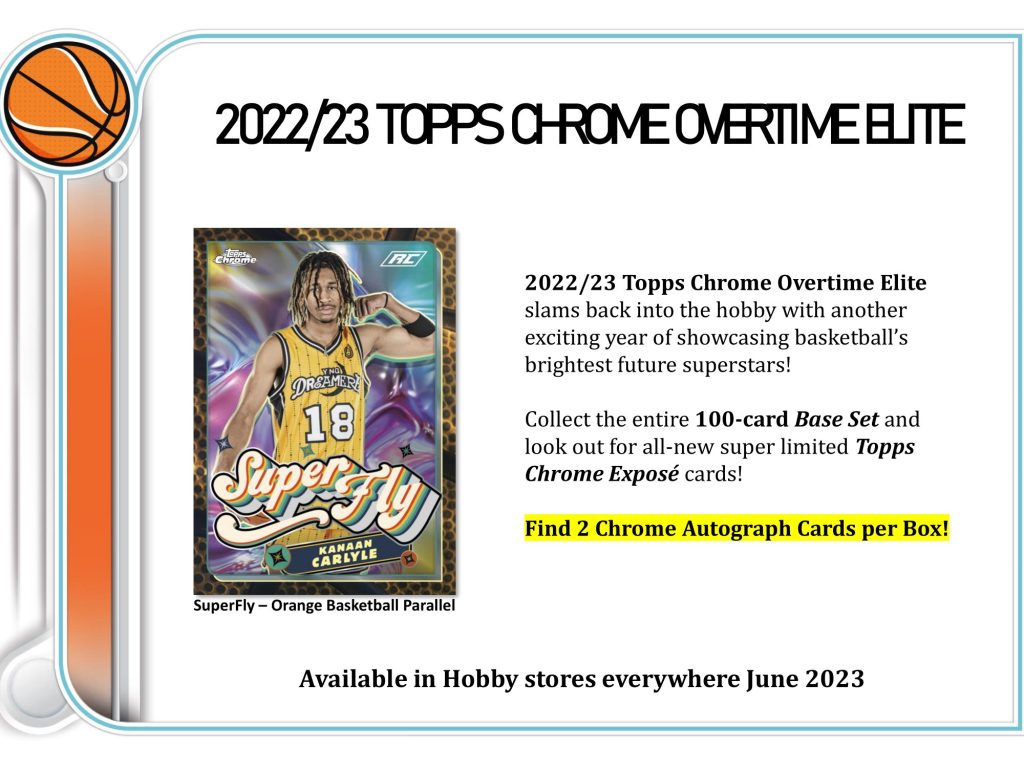 2022-23 TOPPS CHROME OVER TIME ELITE BASKETBALL HOBBY