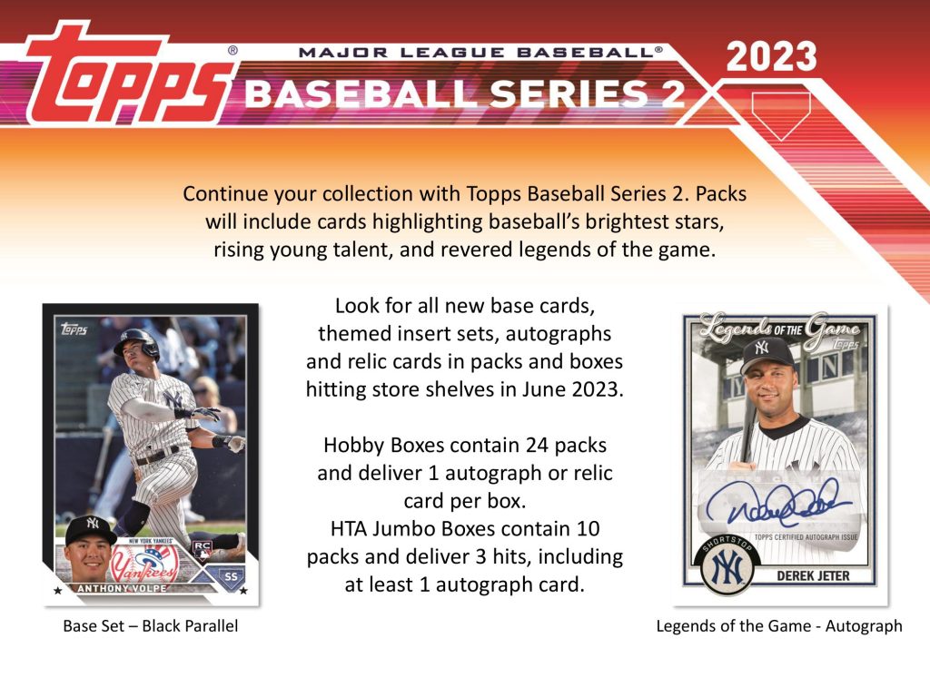 MLB 2023 TOPPS SERIES 2 BASEBALL HOBBY