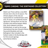 2022-23 TOPPS CHROME: THE BORUSSIA DORTMUND COLLECTION (BVB TEAM SET)