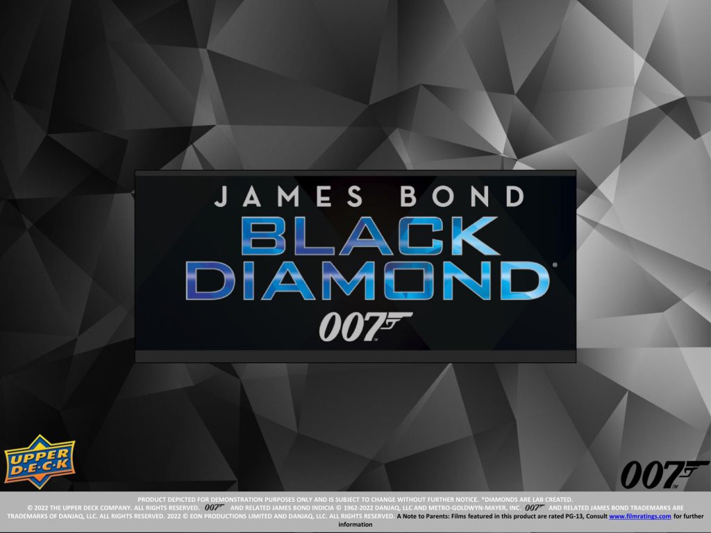 007 UPPER DECK BLACK DIAMOND JAMES BOND HOBBY