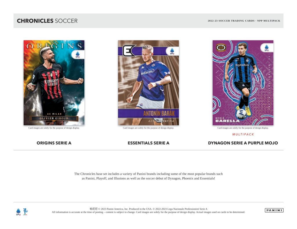 2022-23 Panini Chronicles Soccer 1Boxおもちゃ・ホビー・グッズ