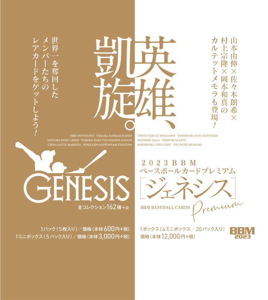 BBM 2023 GENESIS　オリックス　シングルカードセット