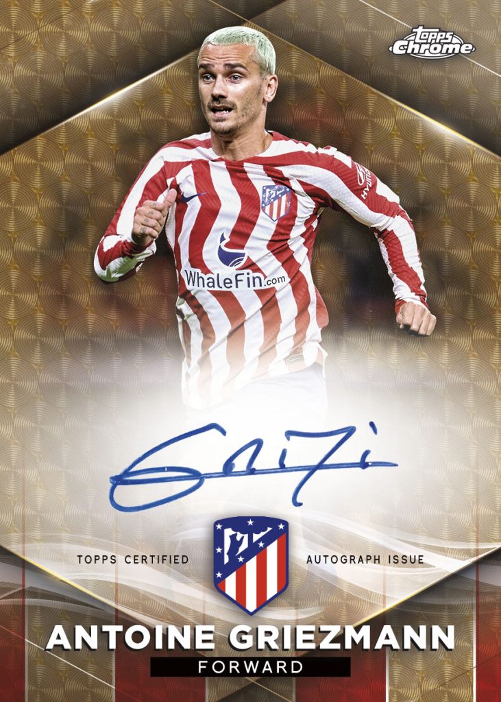 AUTOGRAPH ANTOINE GRIEZMANN FRANCE AUTO CARD HAND SIGNED PANINI QATAR