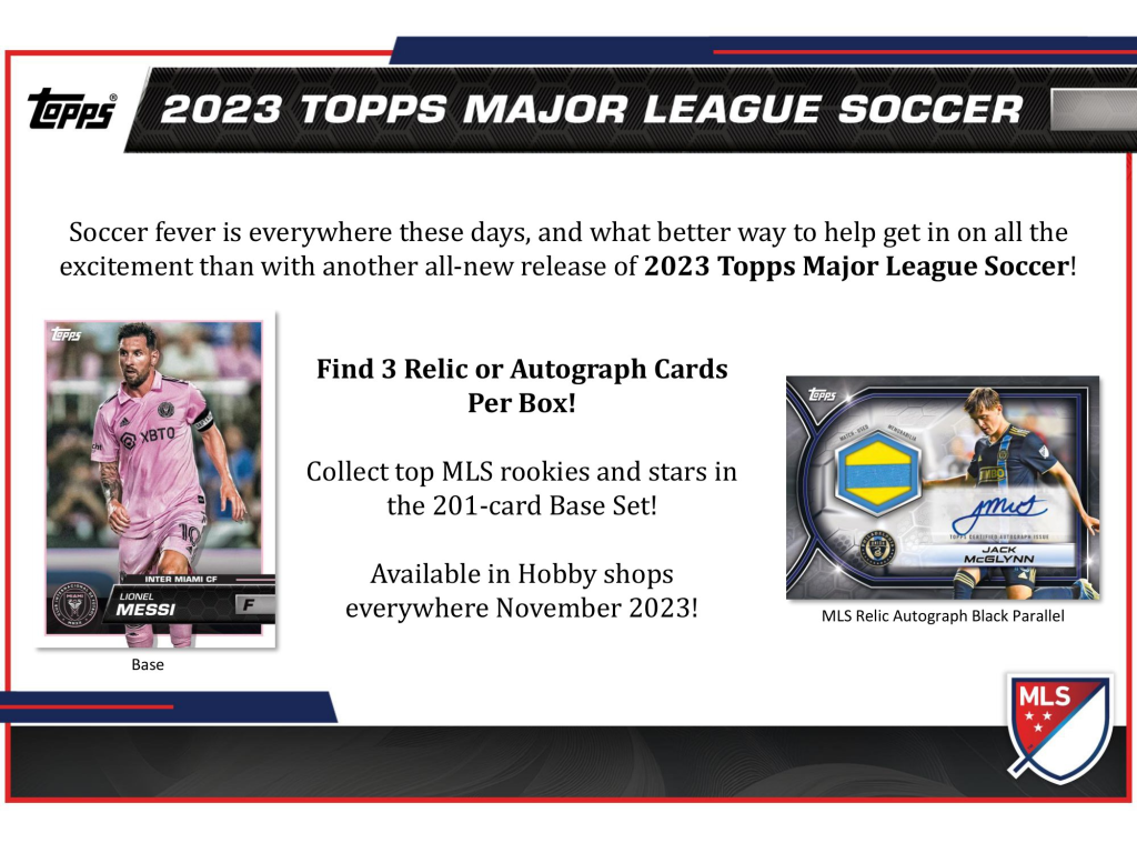 2023 TOPPS MAJOR LEAGUE SOCCER HOBBY