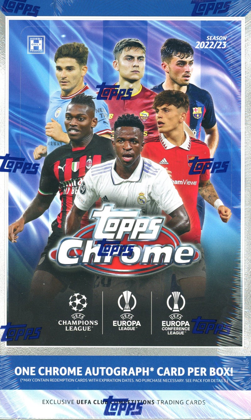 ⚽ 2022/23 TOPPS CHROME UEFA CLUB COMPETITIONS HOBBY【製品情報