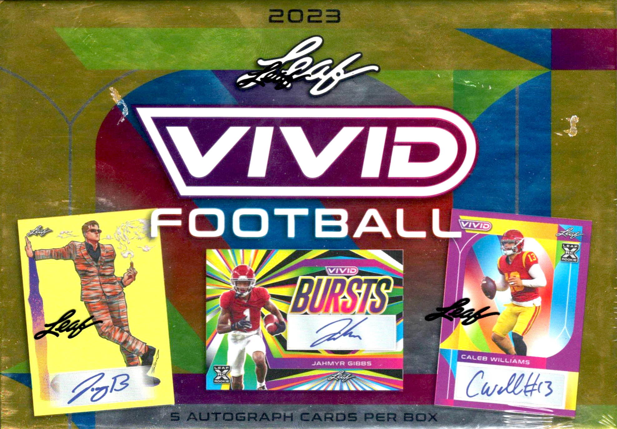2023 LEAF VIVID FOOTBALL Trading Card Journal