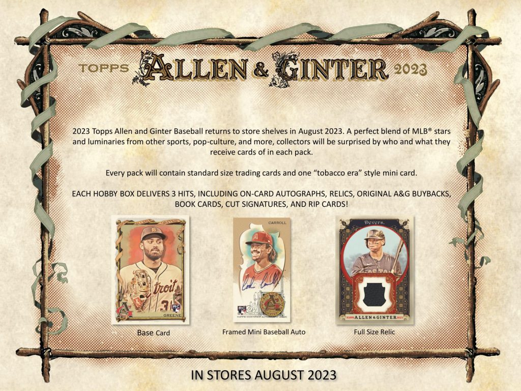 MLB 2023 TOPPS ALLEN & GINTER BASEBALL HOBBY