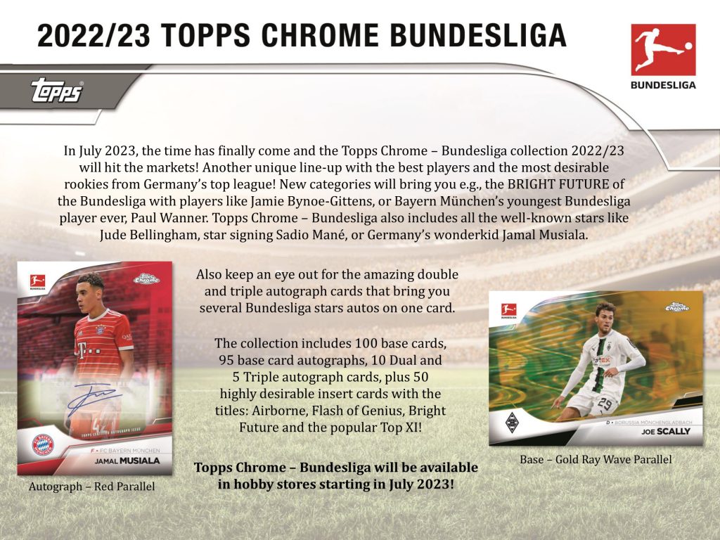 2022/23 TOPPS CHROME BUNDESLIGA HOBBY