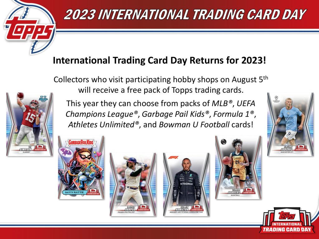 2023 TOPPS INTERNATIONAL TRADING CARD DAY【製品情報】 Trading Card Journal