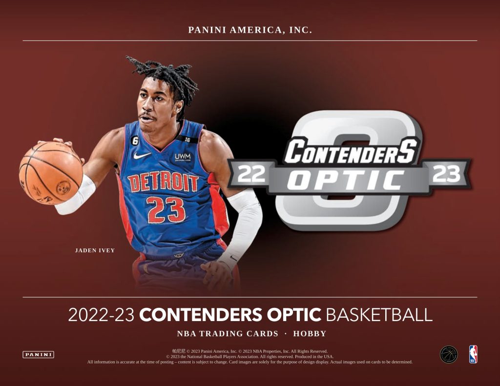 NBA 2022-23 PANINI CONTENDERS OPTIC BASKETBALL HOBBY