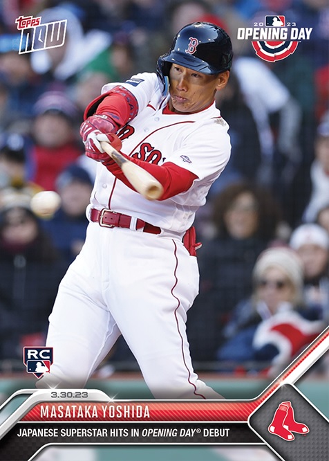 topps now 2023 吉田正尚　MLB初ホームラン