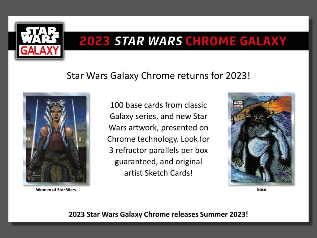 2023 TOPPS STAR WARS CHROME GALAXY HOBBY