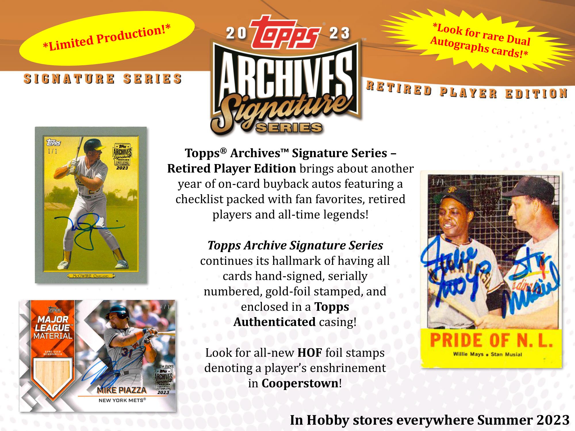 ⚾ MLB TOPPS 2023 ARCHIVES SIGNATURE SERIES – RETIRED HOBBY【製品 