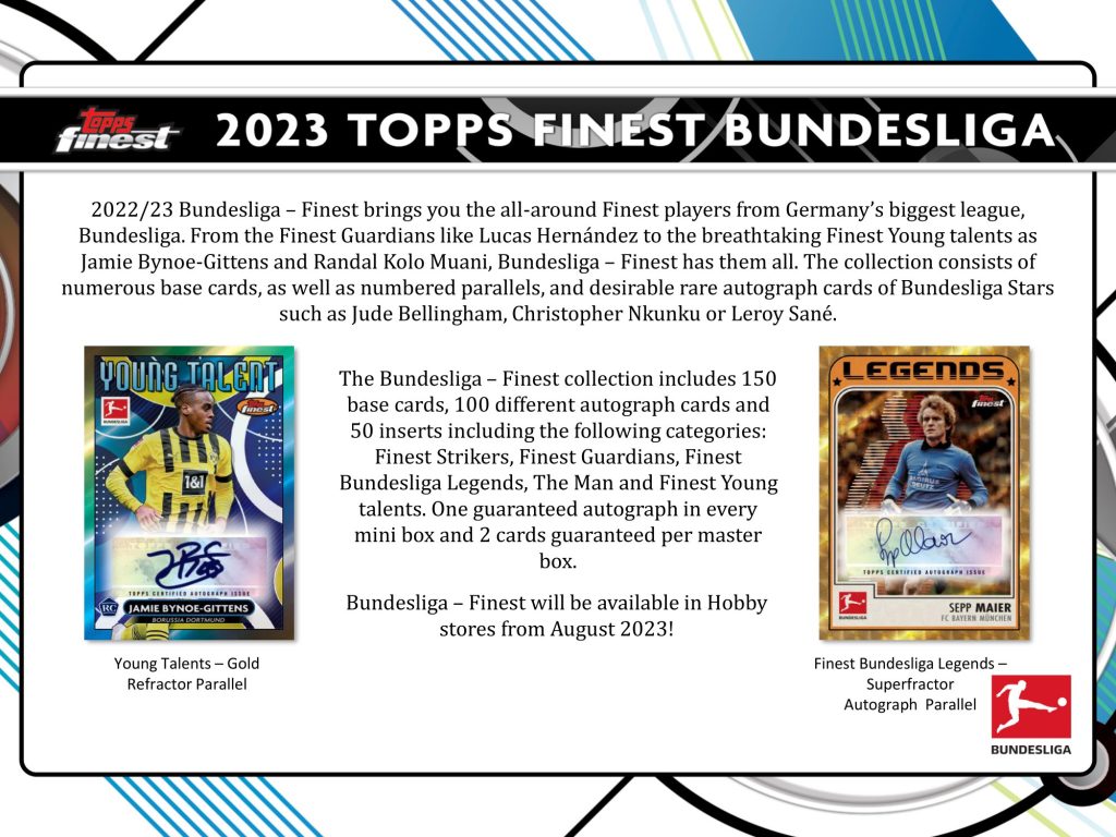 ボックス開封ヒットSOCCER 2022-23 TOPPS FINEST BUNDESLIGA