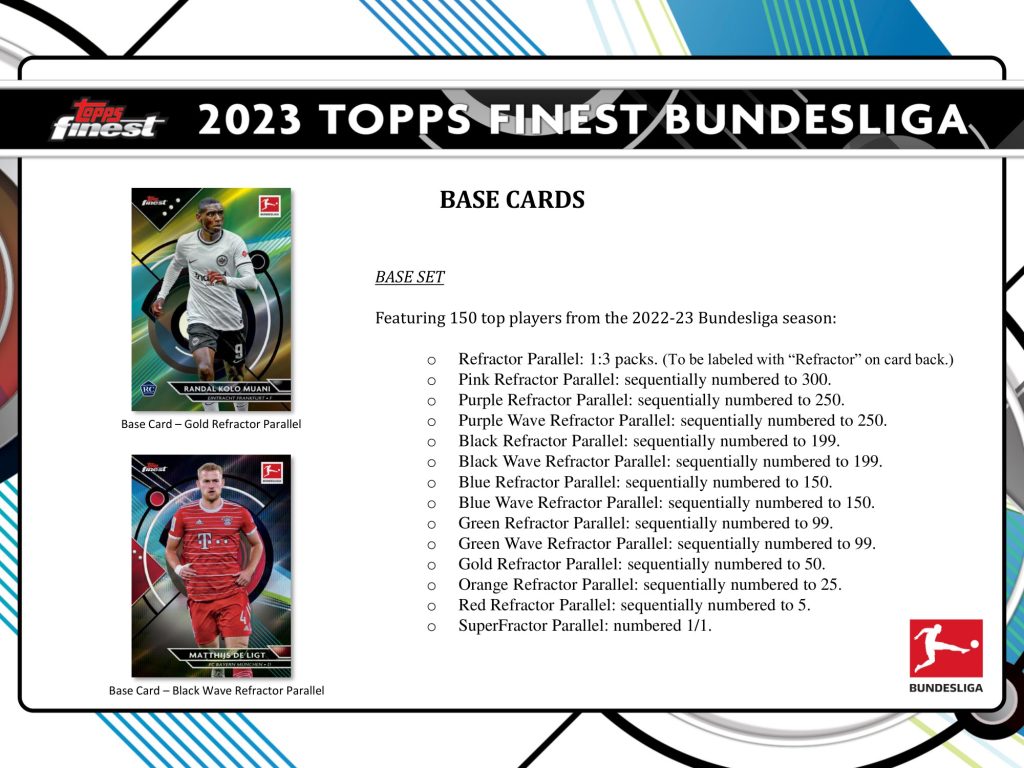 ボックス開封ヒットSOCCER 2022-23 TOPPS tFINEST BUNDESLIGA