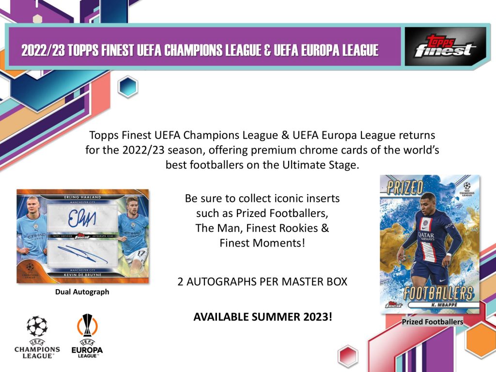 ⚽ 2022/23 TOPPS FINEST UEFA CLUB COMPETITIONS【製品情報