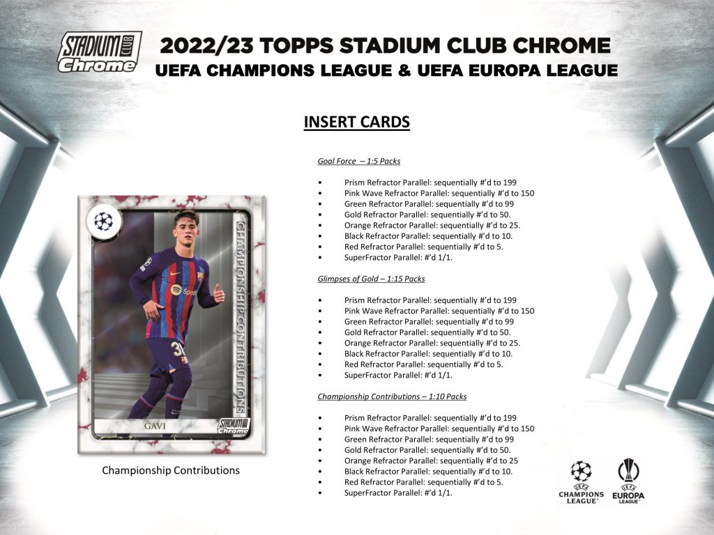 ⚽ 2022/23 TOPPS STADIUM CLUB CHROME UEFA CLUB COMPETITIONS HOBBY ...