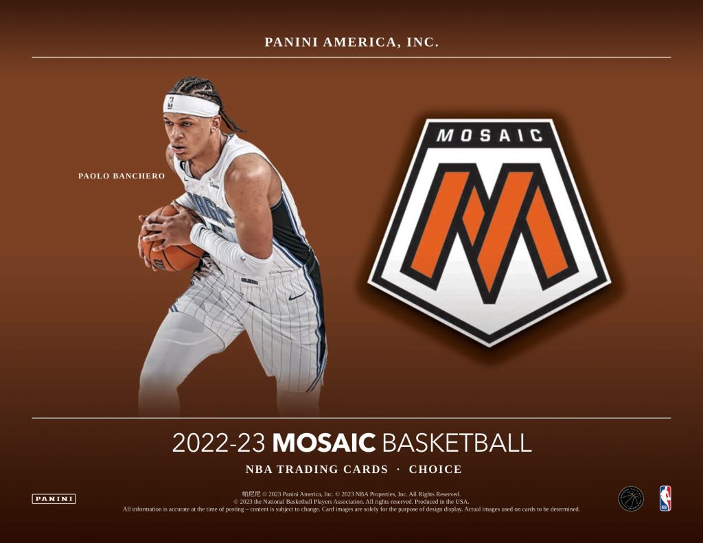 2023  PANINI MOSAIC NBA CHOICE 新品未開封ボックス