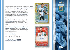 2023 TOPPS TEAM SET ARGENTINA FILETEADO PREMIUM HOBBY