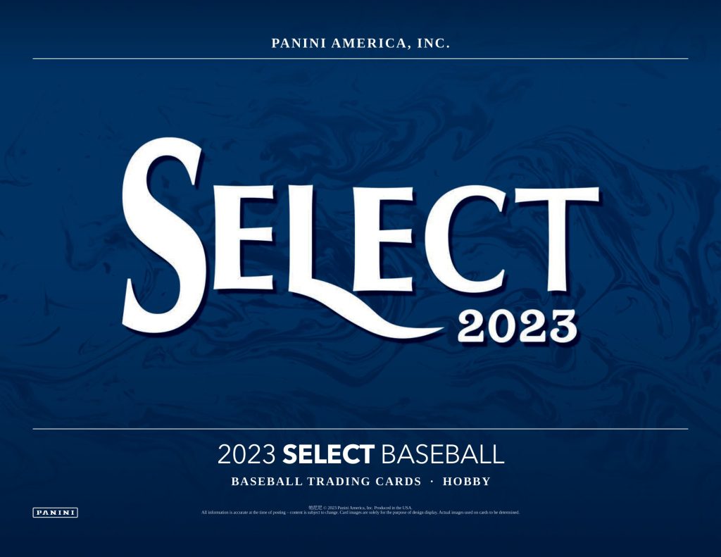 2023 PANINI SELECT BASEBALL HOBBY