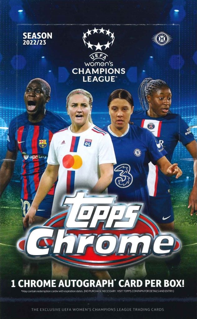 【1箱】未開封 Topps chrome Soccer 22-23 hobby