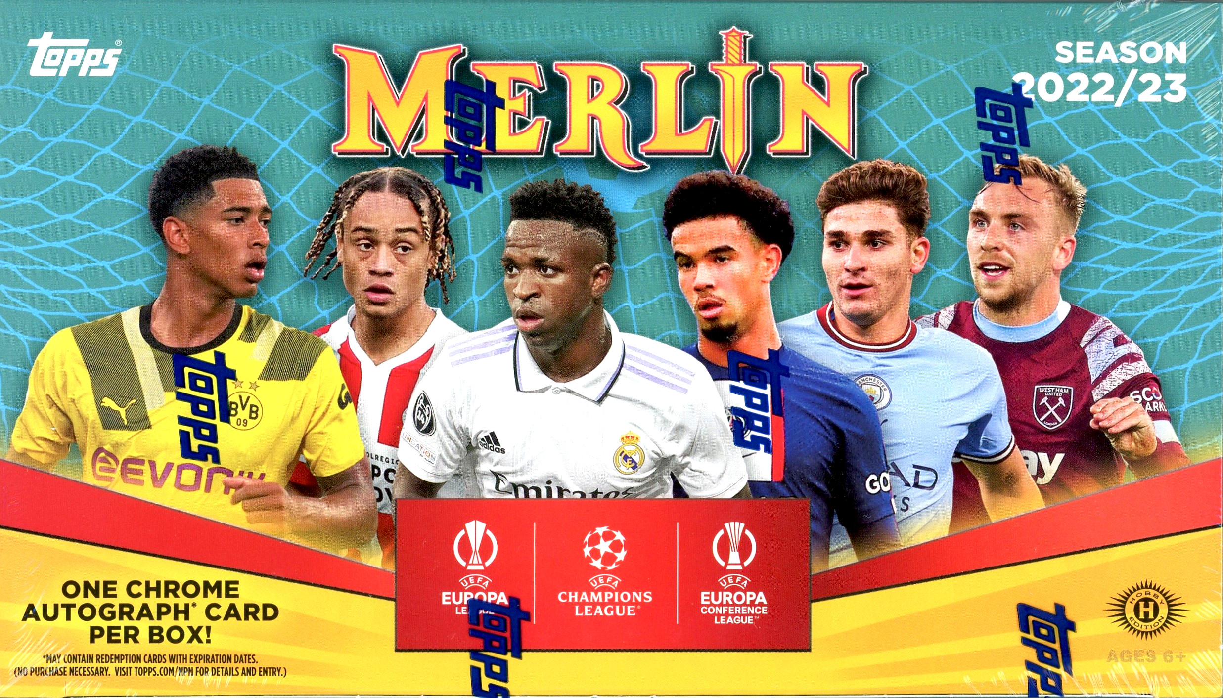 【1箱】Topps 22-23 Uefa チャンピオンズリーグ Merlin