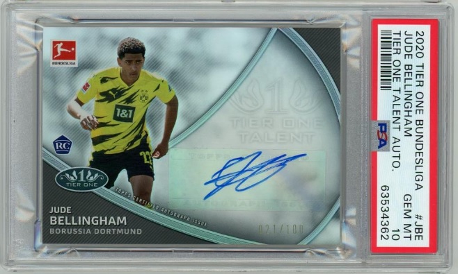 ベリンガム カード】22-23 Topps Bellingham ベリンガム 直筆サイン