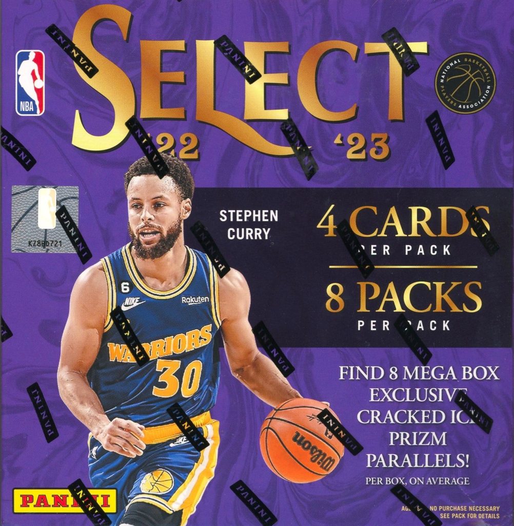 2個 NBA 23 パニーニ セレクト バスケットボール カード メガボックス
