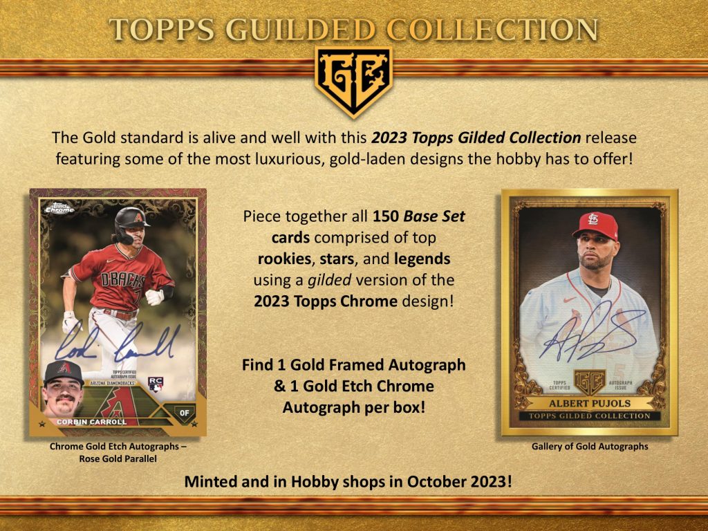 MLB 2023 TOPPS GILDED COLLECTION BASEBALL HOBBY