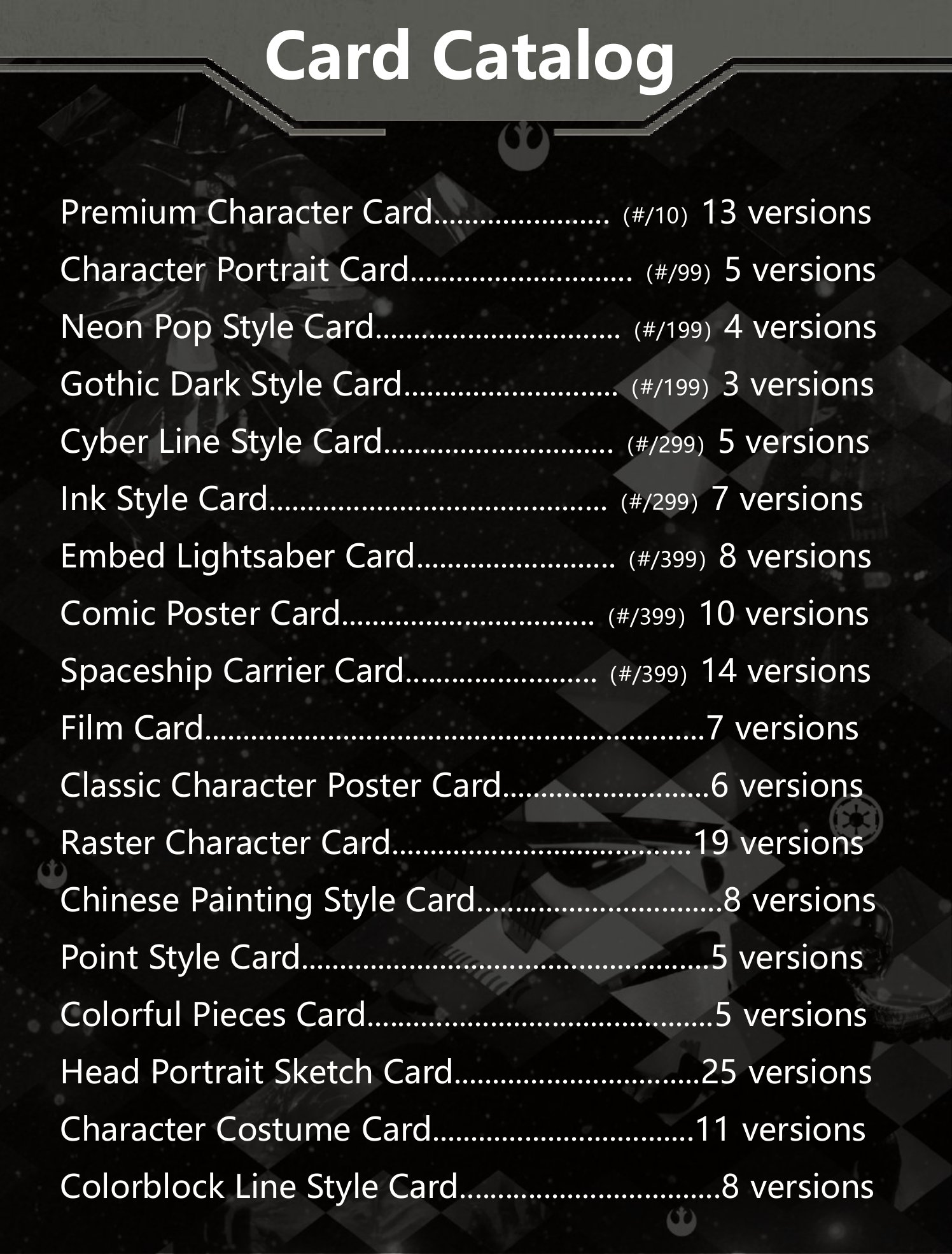 Star Wars Global Art Series 2_Eng Compressed30 Trading Card Journal