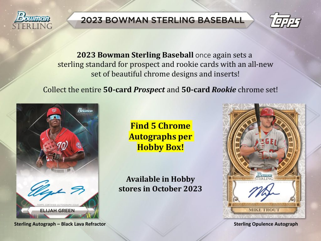 MLB 2023 BOWMAN STERLING BASEBALL HOBBY