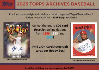 MLB 2023 TOPPS ARCHIVES HOBBY