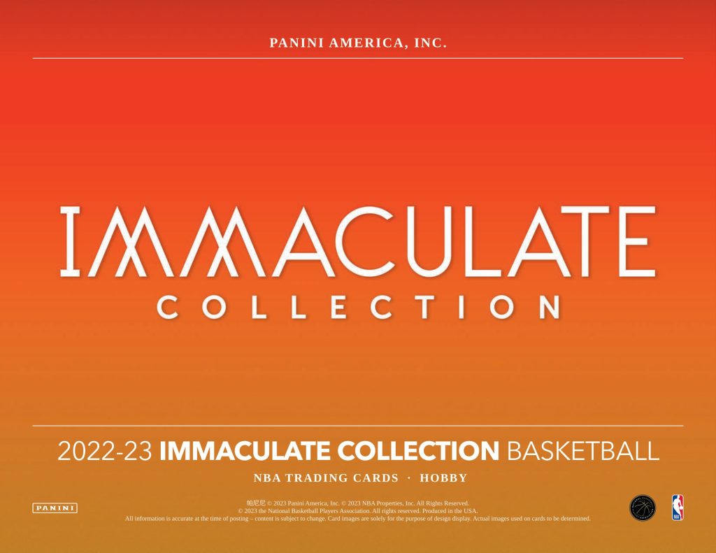 NBA 2022-23 IMMACULATE COLLECTION BASKETBALL HOBBY