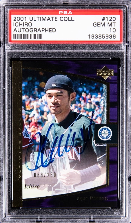 Ichiro 2001 SP authentic サインカード