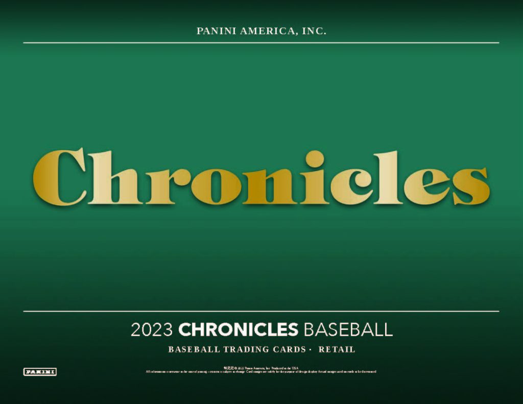 2023 PANINI CHRONICLES BASEBALL BLASTER