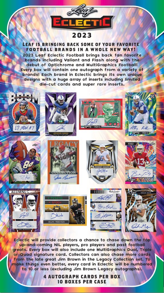 2023 LEAF ECLECTIC FOOTBALL HOBBY