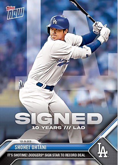 20枚セット TOPPS NOW 2023 大谷翔平 ドジャースオリックスバファローズ